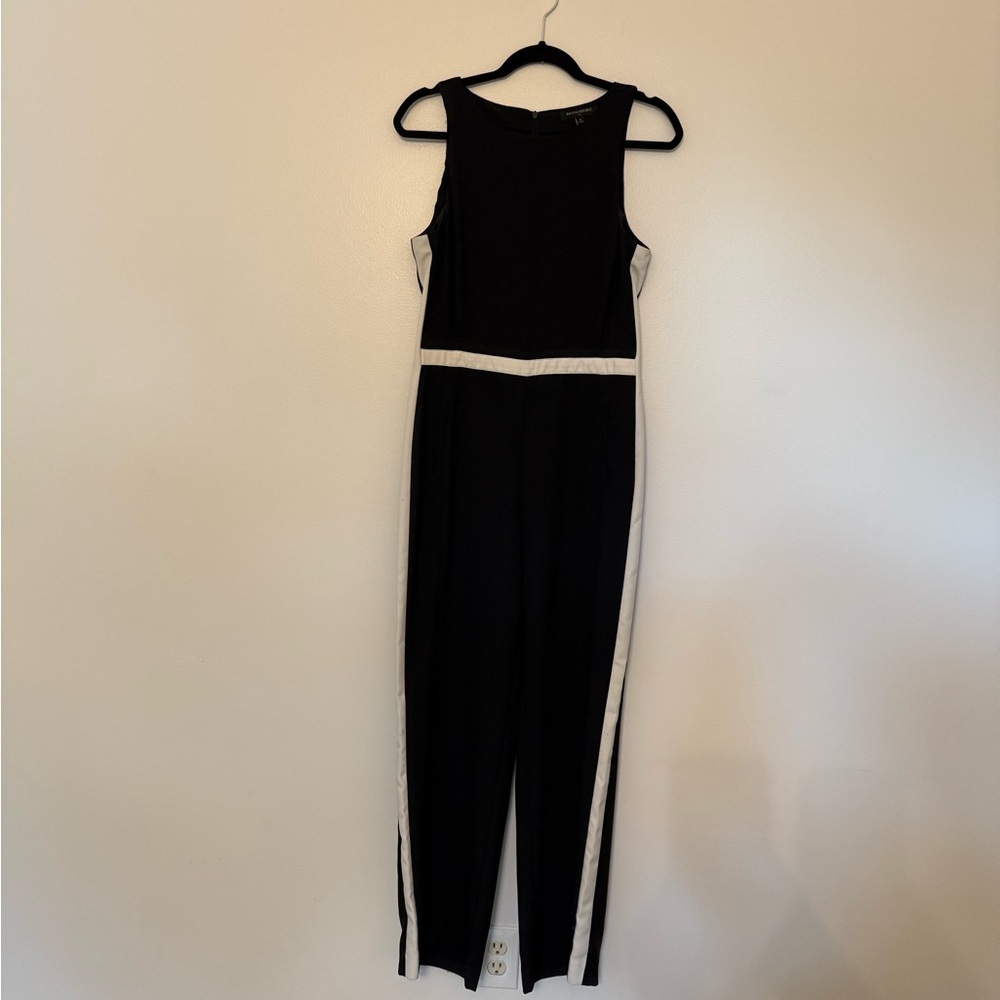 Banana Republic Sporty Jumpsuit with Front Pockets and Side Stripe Women’s 6 - Picture 2 of 10